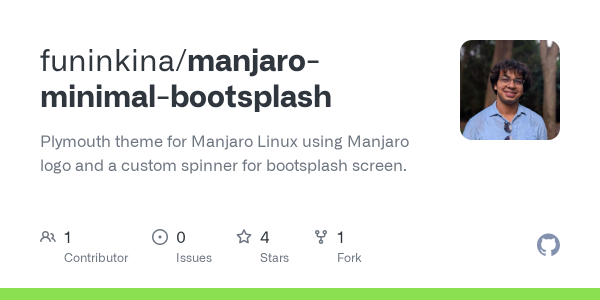 Manjaro Minimal Bootsplash